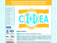 Tablet Screenshot of cidea.es